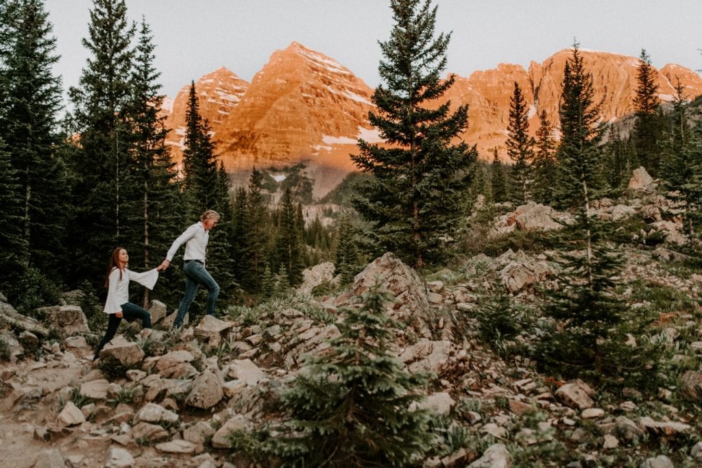 Maroon Bells Engagement Session