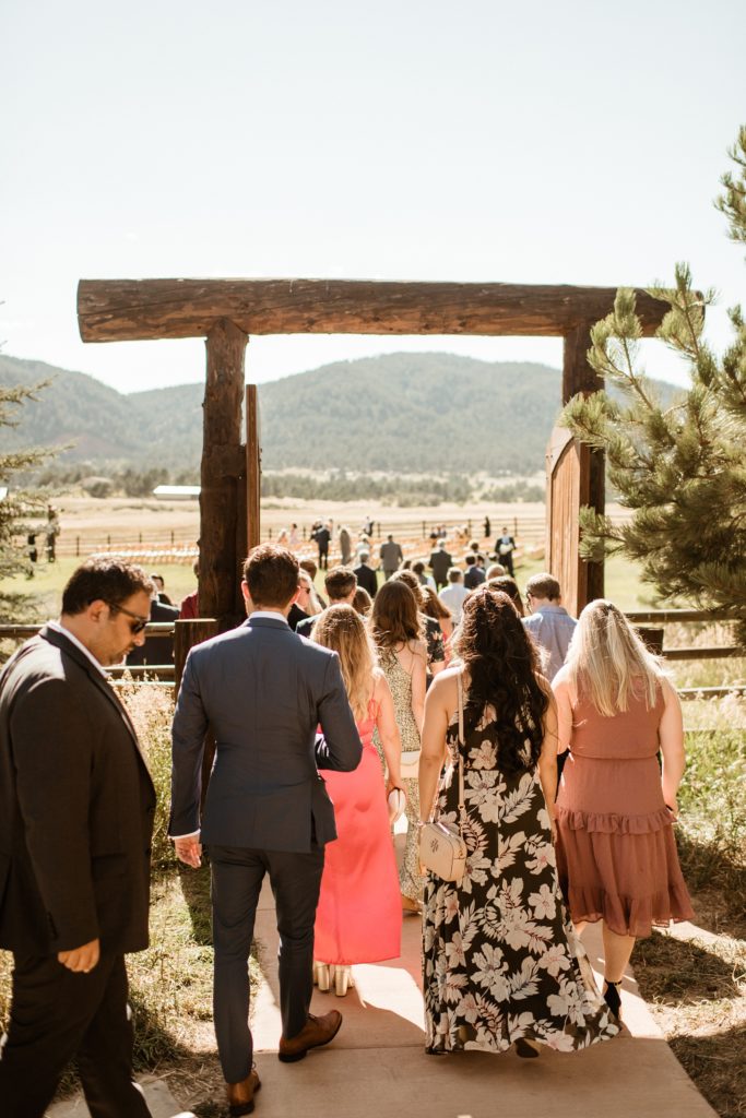 spruce mountain ranch wedding Treys vista