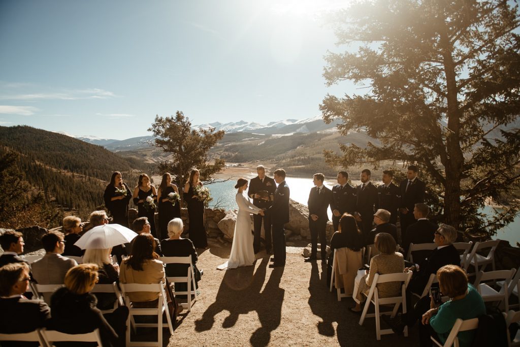 Sapphire Point Overlook Wedding Ceremony