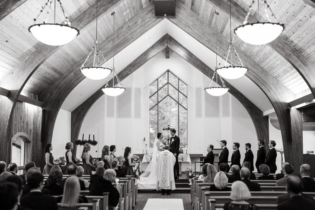 vail interfaith chapel wedding ceremony