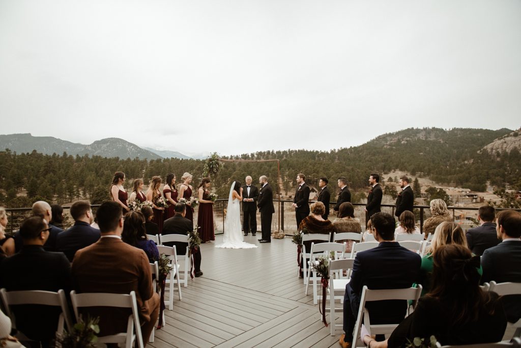 SkyView wedding at Fall River Resort