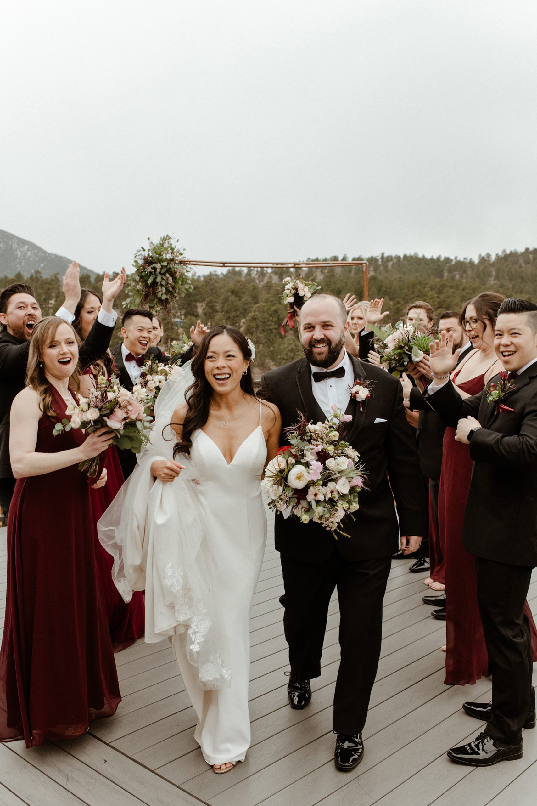 SkyView wedding at Fall River Resort