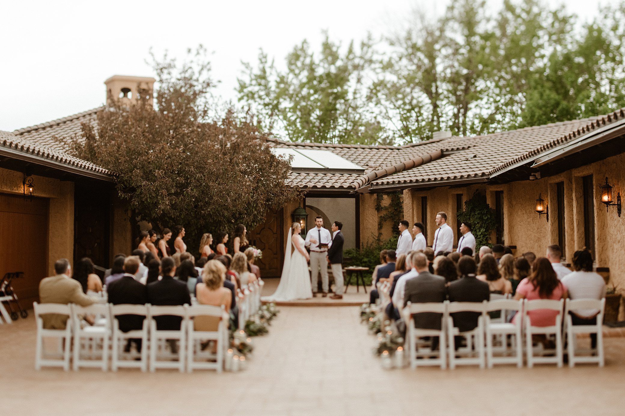 Villa Parker wedding ceremony