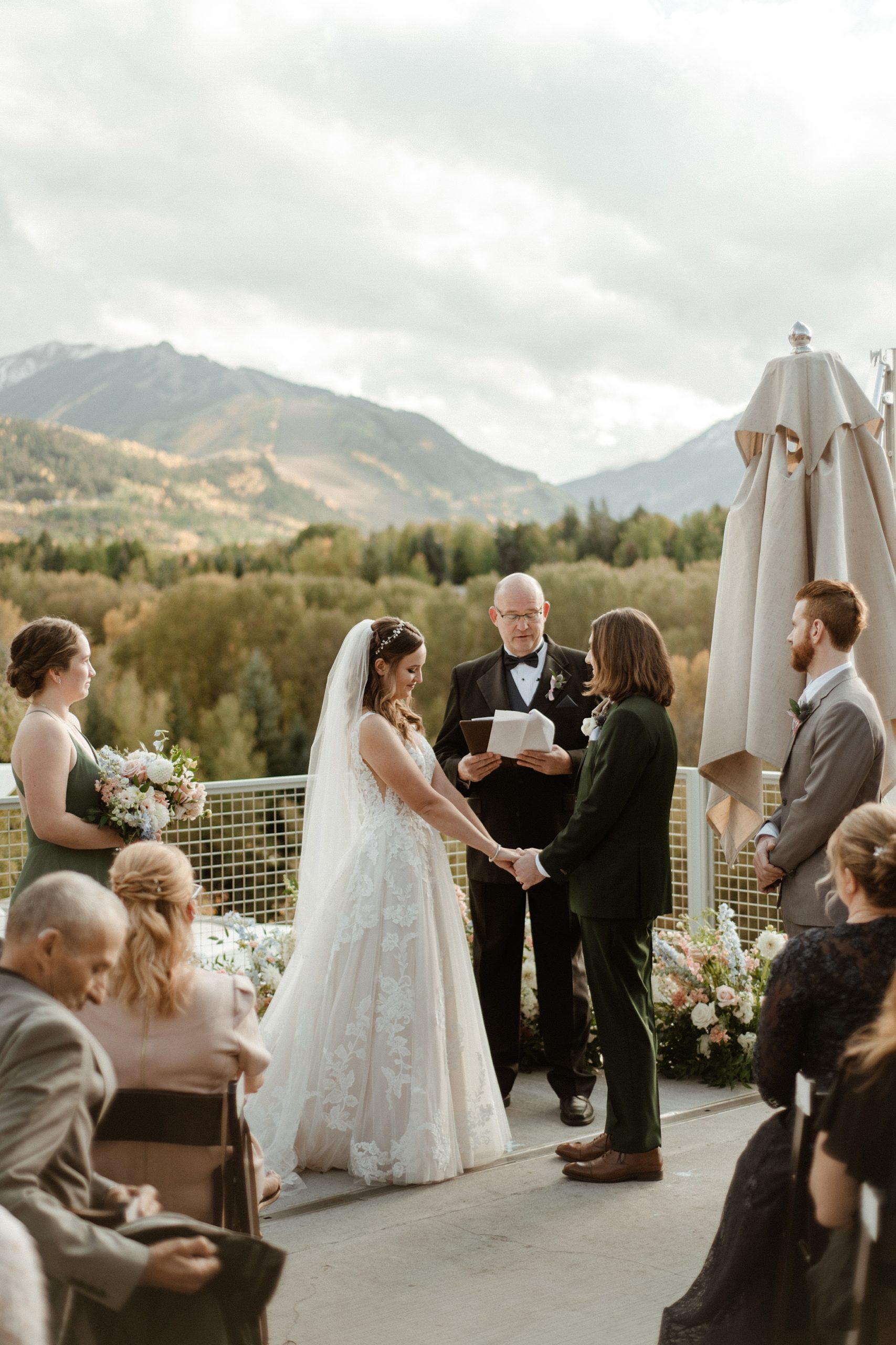 An Aspen Meadows Resort Plato's Deck Wedding 