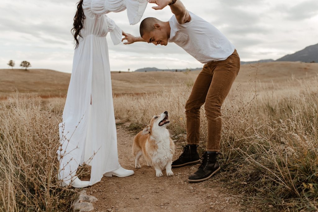 The best tips for engagement session with your dog