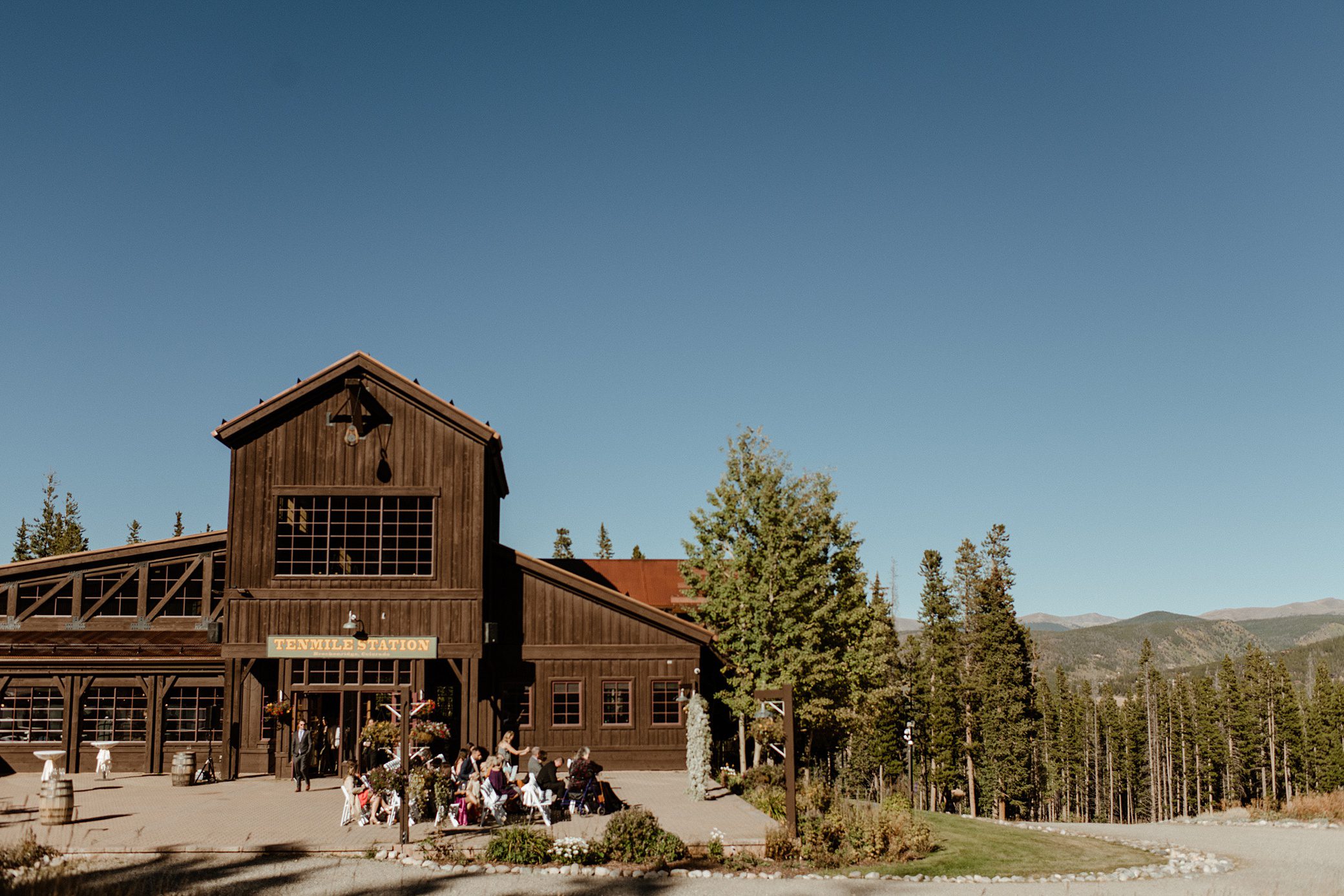 View of Ten Mile Station wedding venue in Breckenridge, Colorado