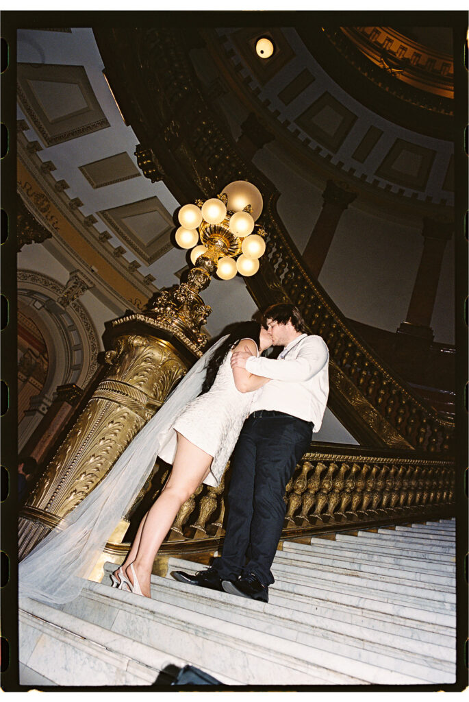 downtown Denver courthouse elopement on film