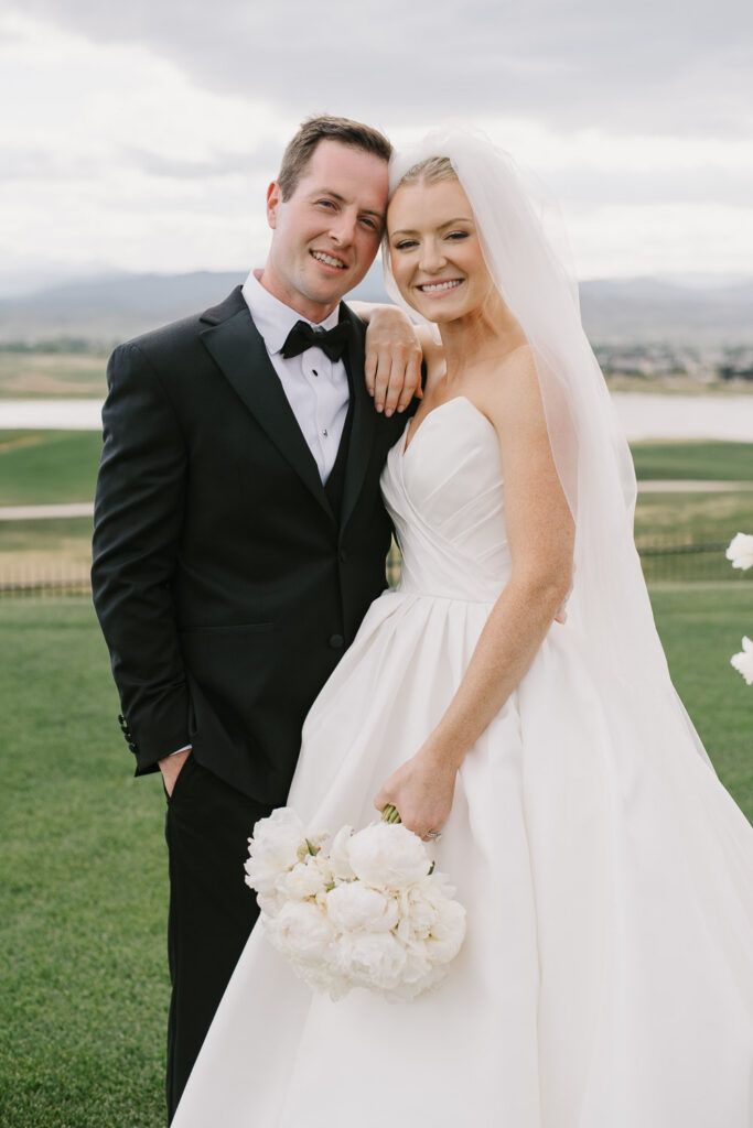 couples portraits for a TPC Colorado wedding